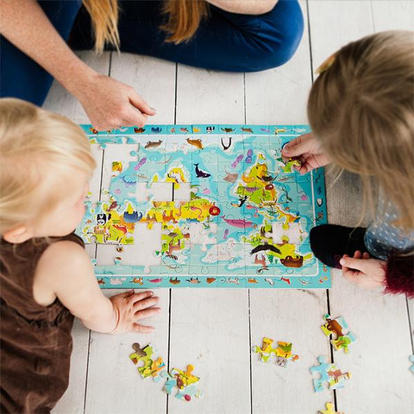 Puzzle 2D DoDo Lumea animalelor 5+/ Numărul de piese: 80 photo 4 Puzzle 2D DoDo Lumea animalelor 5+/ Numărul de piese: 80 photo 4