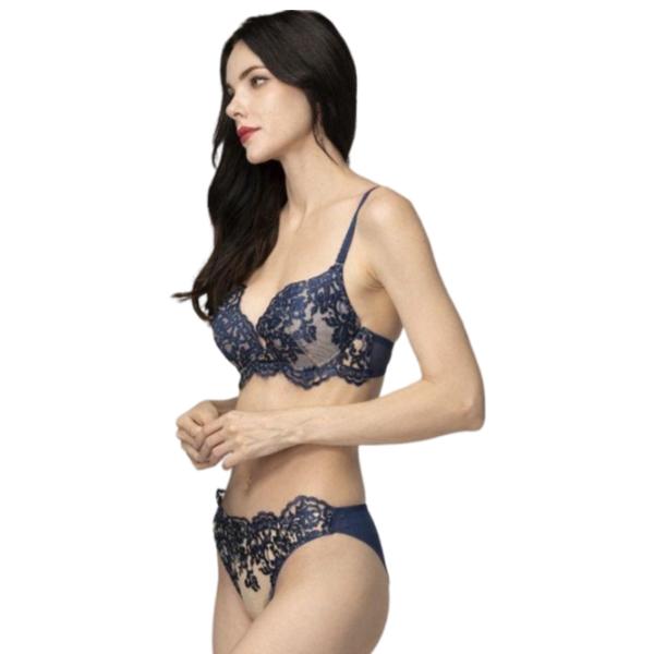 Set lengerie pentru femei Balaloum AP9435 75B/ Blue/ Push-up photo 2