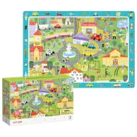 Puzzle 2D DoDo Viața în oraș 5+/ Numărul de piese: 80