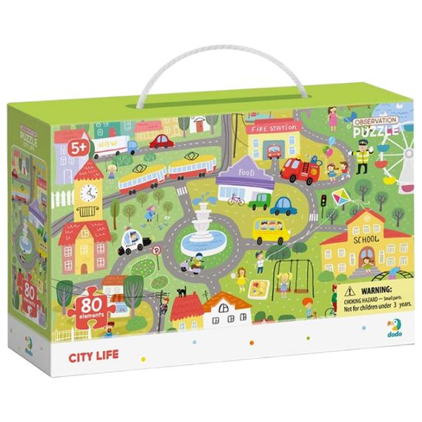Пазл 2D DoDo Жизнь в городе 5+/ Количество деталей: 80 photo 3