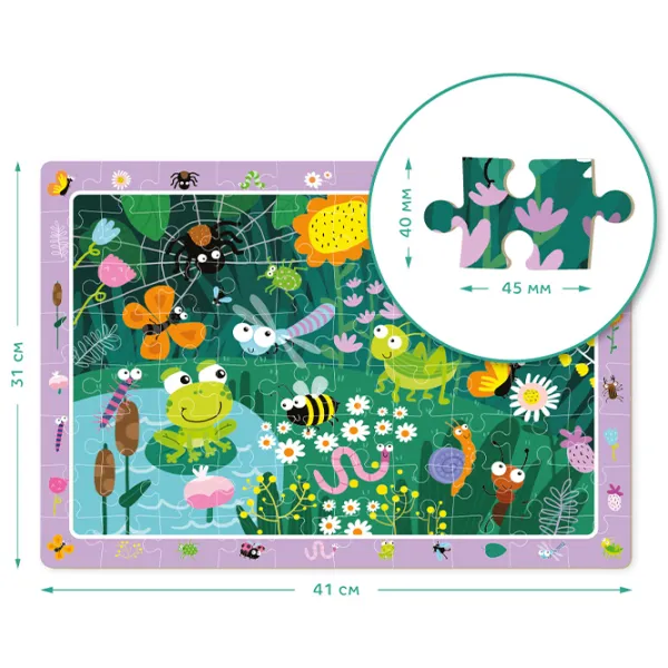 Puzzle 2D DoDo În grădină 5+/ Numărul de piese: 80 photo 2 Puzzle 2D DoDo În grădină 5+/ Numărul de piese: 80 photo 2