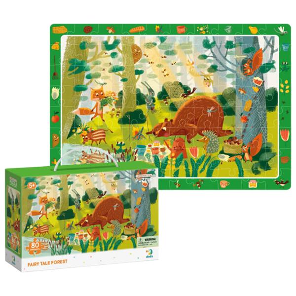 Puzzle 2D DoDo Pădure de basm 5+/ Numărul de piese: 80 photo 1 Puzzle 2D DoDo Pădure de basm 5+/ Numărul de piese: 80 photo 1