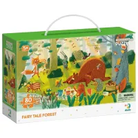 Puzzle 2D DoDo Pădure de basm 5+/ Numărul de piese: 80 photo 3