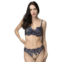 Set lengerie pentru femei Balaloum AP9435 80B/ Blue/ Push-up
