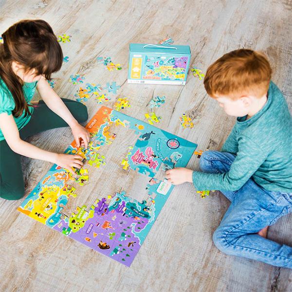 Puzzle 2D DoDo Harta Europei 5+/ Numărul de piese: 100 photo 5 Puzzle 2D DoDo Harta Europei 5+/ Numărul de piese: 100 photo 5