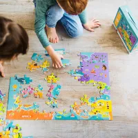 Puzzle 2D DoDo Harta Europei 5+/ Numărul de piese: 100 photo 6
