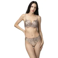 Set lengerie pentru femei Balaloum AP9435 80B/ Coffee/ Push-up