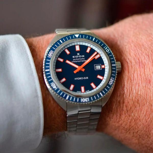 Наручные часы для мужчин Edox 80128 3BUM BUIO Механический/ 42 мм photo 4