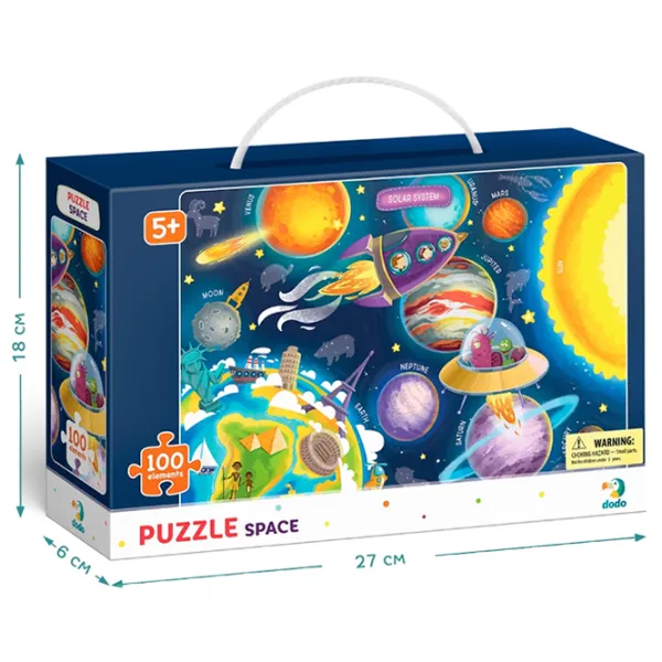 Puzzle 2D DoDo Cosmos 5+/ Numărul de piese: 100 photo 4 Puzzle 2D DoDo Cosmos 5+/ Numărul de piese: 100 photo 4
