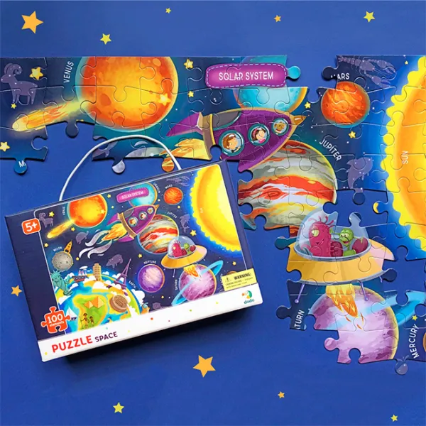 Puzzle 2D DoDo Cosmos 5+/ Numărul de piese: 100 photo 6 Puzzle 2D DoDo Cosmos 5+/ Numărul de piese: 100 photo 6