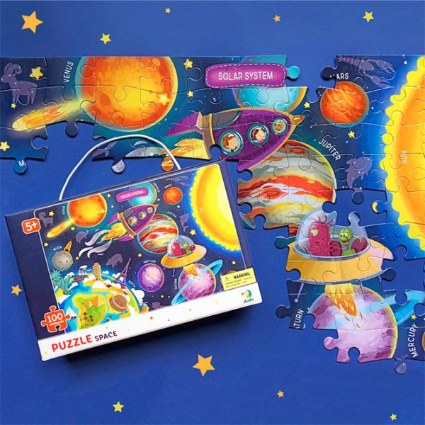 Puzzle 2D DoDo Cosmos 5+/ Numărul de piese: 100 photo 6 Puzzle 2D DoDo Cosmos 5+/ Numărul de piese: 100 photo 6