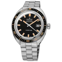 Ceas de mână pentru bărbați Edox 80128 3NBM NIB Mecanic/ 42 mm