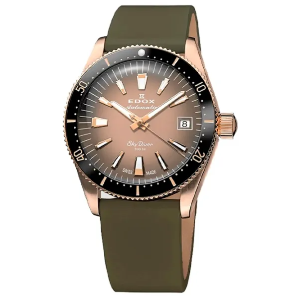 Ceas de mână Unisex Edox 80131 37RNC VDBEI Mecanic/ 38 mm photo 1 Ceas de mână Unisex Edox 80131 37RNC VDBEI Mecanic/ 38 mm photo 1