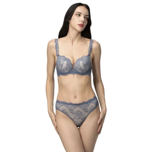 Set lengerie pentru femei Balaloum AP9436 85B/ Blue/ Push-up photo 1