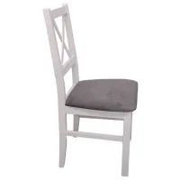 Scaun de bucătărie Drewmix Nilo 10 Stofă/ White photo 2