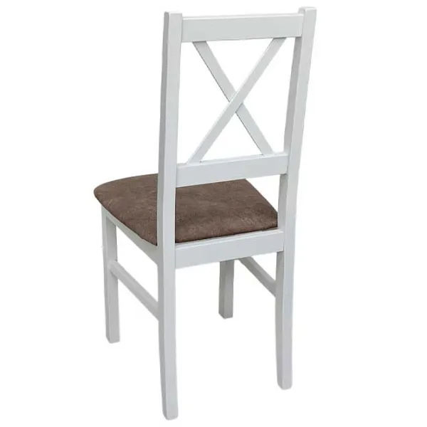 Scaun de bucătărie Drewmix Nilo 10 Stofă/ White Brown photo 2