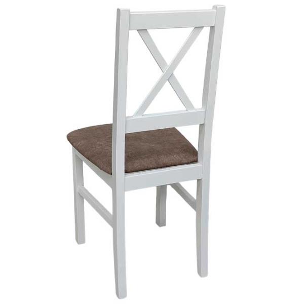 Scaun de bucătărie Drewmix Nilo 10 Stofă/ White Brown photo 2
