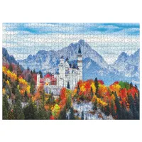 Puzzle 2D DoDo Castelul Neuschwanstein, Germania 8+/ Numărul de piese: 1000 photo 2