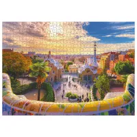 Puzzle 2D DoDo Parcul Güell din Barcelona 8+/ Numărul de piese: 1000 photo 2