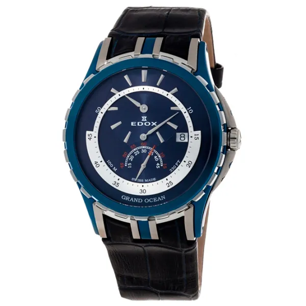 Ceas de mână pentru bărbați Edox 77002 357B BUIN Mecanic/ 45 mm photo 1 Ceas de mână pentru bărbați Edox 77002 357B BUIN Mecanic/ 45 mm photo 1