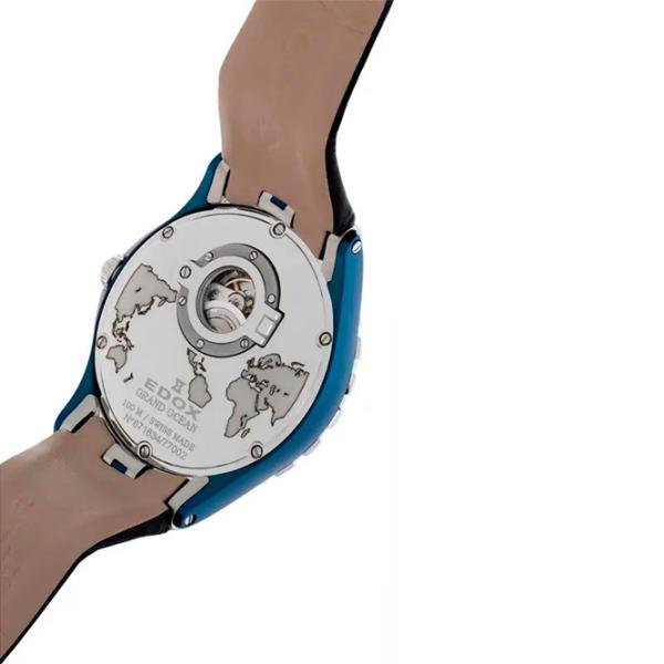 Ceas de mână pentru bărbați Edox 77002 357B BUIN Mecanic/ 45 mm photo 4 Ceas de mână pentru bărbați Edox 77002 357B BUIN Mecanic/ 45 mm photo 4