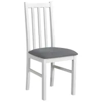 Кухонный стул Drewmix Bos 10 1B Дерево/ Белый Серый