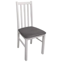 Кухонный стул Drewmix Bos 20B Дерево/ Белый Светло-серый