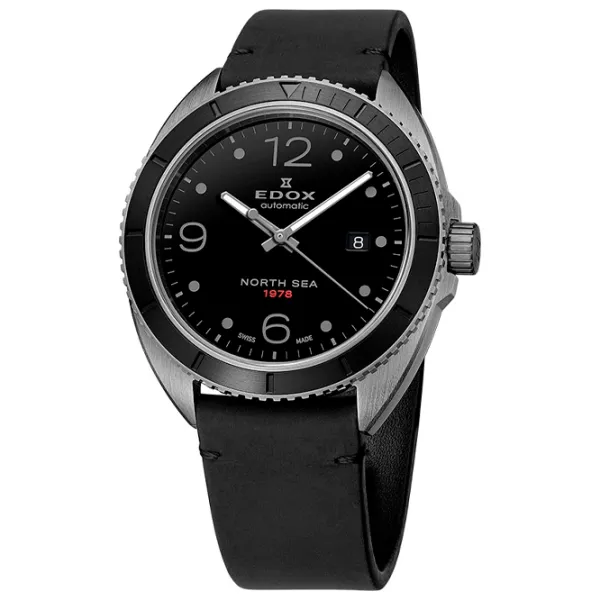 Ceas de mână pentru bărbați Edox 80118 357NG N1 Mecanic/ 43 mm photo 1