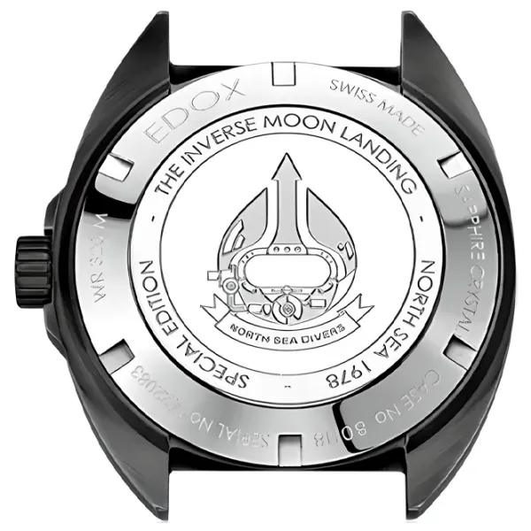 Ceas de mână pentru bărbați Edox 80118 357NG N1 Mecanic/ 43 mm photo 3