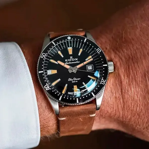 Наручные часы для мужчин Edox 80126 3N NINB Механический/ 42 мм photo 3