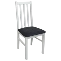 Кухонный стул Drewmix Bos 10 24B Дерево/ Белый Темно-серый 