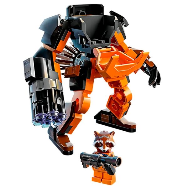 Constructor LEGO Rocket Mech Armor Personaj de film/ Multicolor photo 5 Constructor LEGO Rocket Mech Armor Personaj de film/ Multicolor photo 5