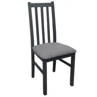 Кухонный стул Drewmix Bos 10 1B Ткань/ Графитовый Серый