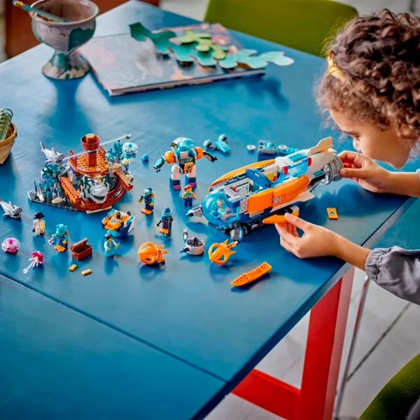 Constructor LEGO Deep-Sea Explorer Submarine Clasic/ Multicolor photo 11