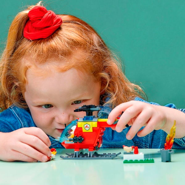 Constructor LEGO Fire Helicopter Elicopter/ Multicolor photo 8