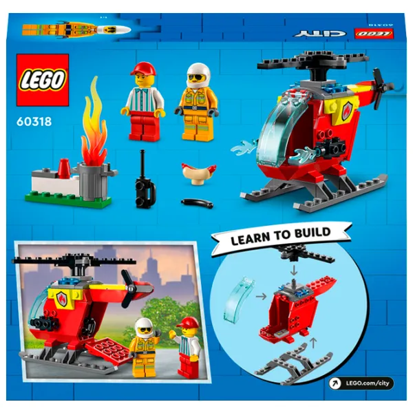 Constructor LEGO Fire Helicopter Elicopter/ Multicolor photo 10