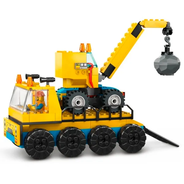 Constructor LEGO Construction Trucks and Wrecking Ball Crane Сonstrucție/ Multicolor photo 4