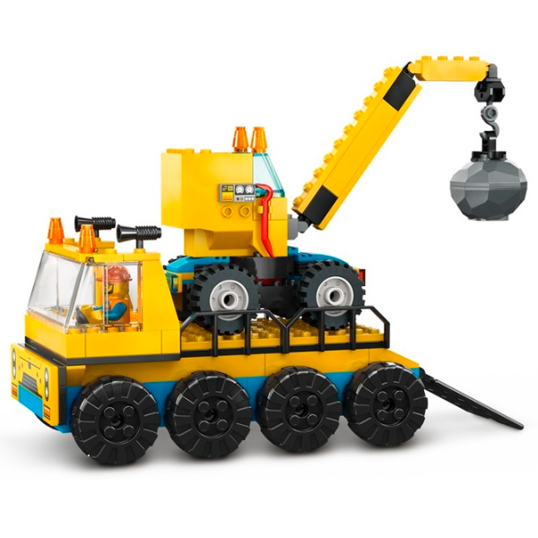 Constructor LEGO Construction Trucks and Wrecking Ball Crane Сonstrucție/ Multicolor photo 4