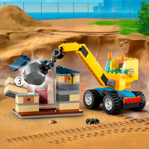 Constructor LEGO Construction Trucks and Wrecking Ball Crane Сonstrucție/ Multicolor photo 9