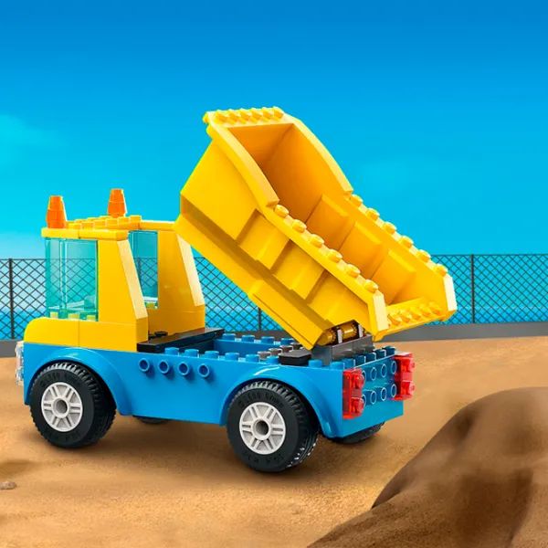 Constructor LEGO Construction Trucks and Wrecking Ball Crane Сonstrucție/ Multicolor photo 10