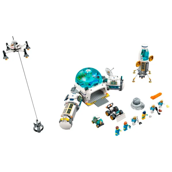 Конструктор LEGO Lunar Research Base Космос/ Разноцветный photo 3