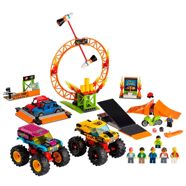 Constructor LEGO Stunt Show Arena Transport/ Multicolor photo 2