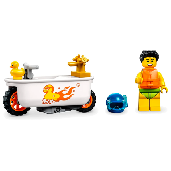 Конструктор LEGO Bathtub Stunt Bike Мотоцикл/ Разноцветный photo 2