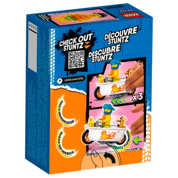 Конструктор LEGO Bathtub Stunt Bike Мотоцикл/ Разноцветный photo 11