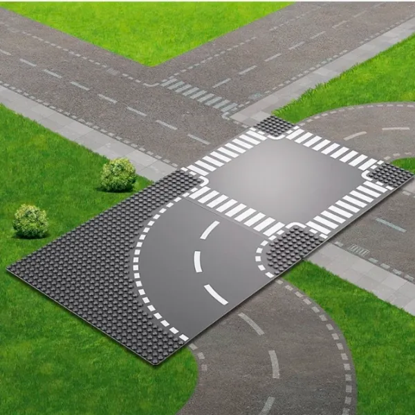 Constructor LEGO Curve and Crossroad Clasic/ Multicolor photo 3 Constructor LEGO Curve and Crossroad Clasic/ Multicolor photo 3