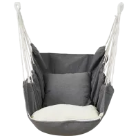 Scaun-hamac Xenos Armchair 00-00755397 120 kg/ Textil/ Gray