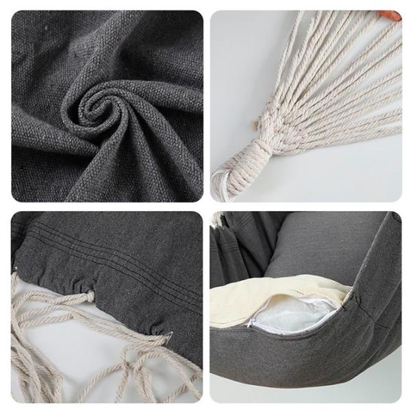 Стул-гамак Xenos Armchair 00-00755397 120 кг/ Textil/ Серый photo 3