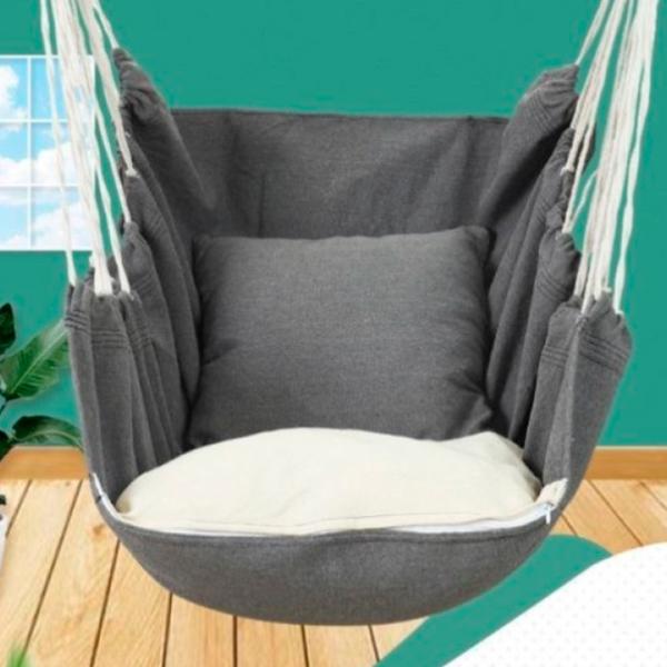 Стул-гамак Xenos Armchair 00-00755397 120 кг/ Textil/ Серый photo 4
