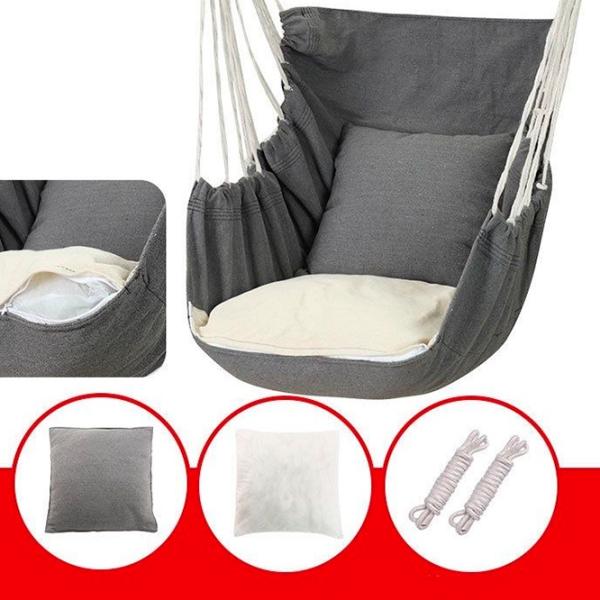 Стул-гамак Xenos Armchair 00-00755397 120 кг/ Textil/ Серый photo 5