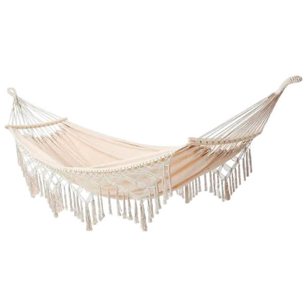 Гамак Xenos Macrame Duo 00-00755381 150 кг/ Хлопок/ Бежевый photo 1